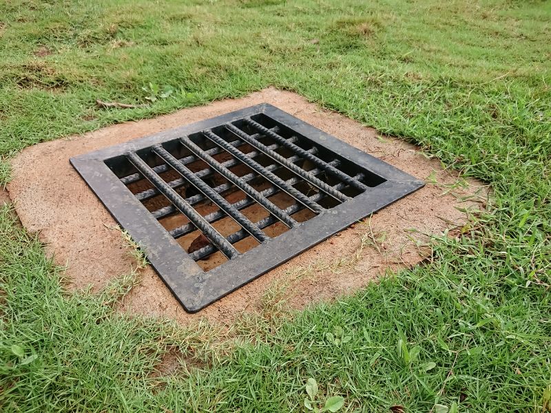 lawn drains installation