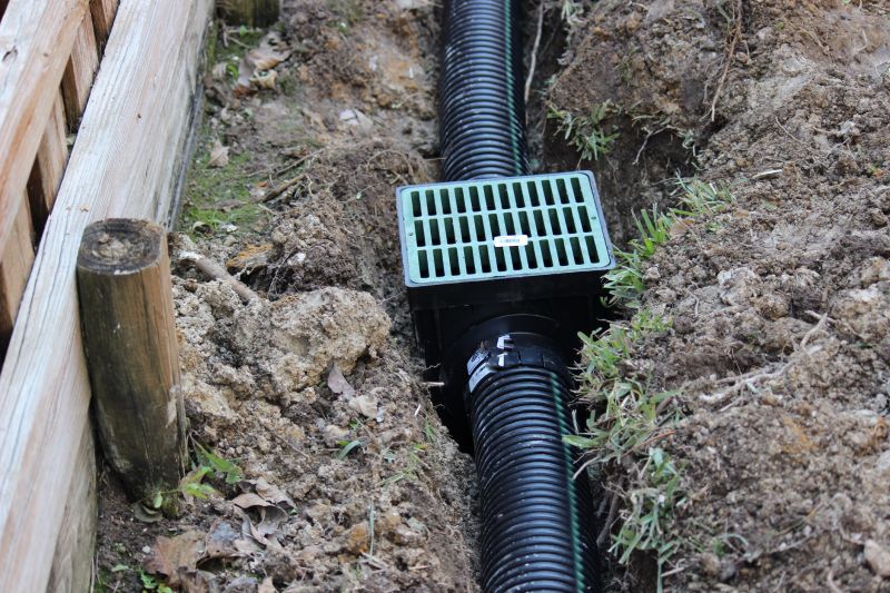 lawn drains installation